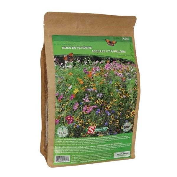 Bloemenmix Voor Bijen En Vlinders 50 M² 3 Bloemenmix Voor Bijen En Vlinders 50 M²