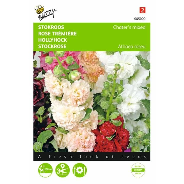 Alcea Rosea Chaters Mix 3 Alcea Rosea Chaters Mix