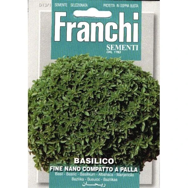 Basilico Fino Nano-Palla - Basilicum 3 Basilico Fino Nano-Palla - Basilicum