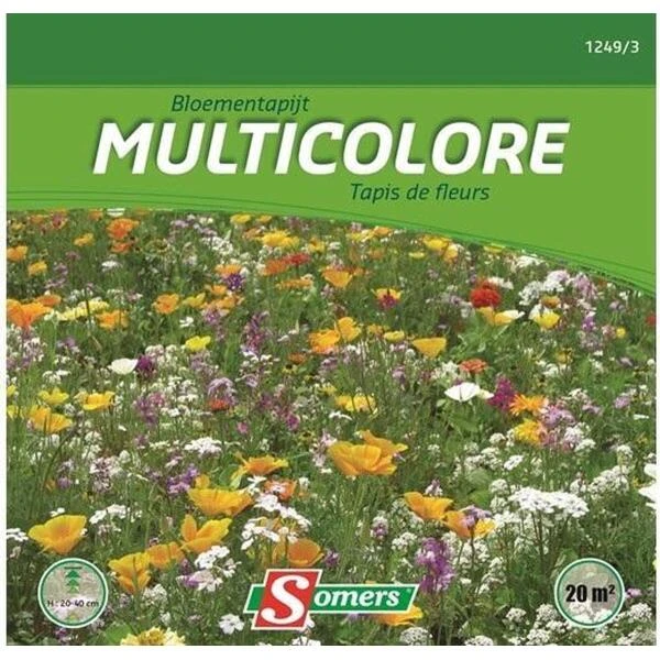 Bloemenmix - Tapijt Multicolore 20 M² 3 Bloemenmix - Tapijt Multicolore 20 M²