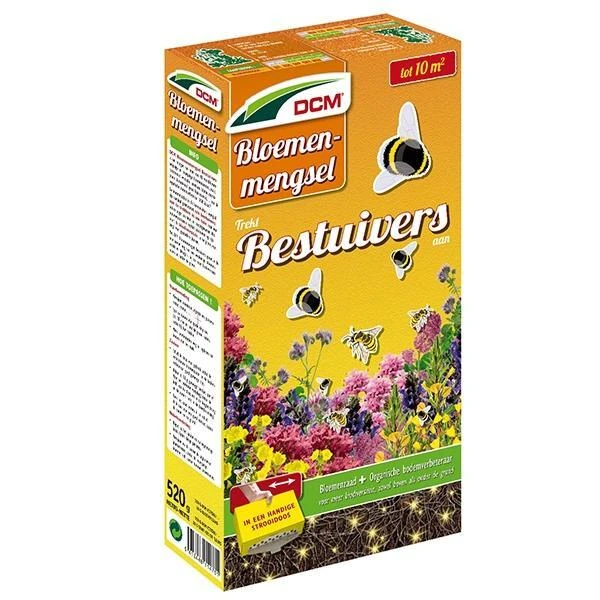 DCM Bloemenweide Voor Bestuivers + Bodemverbeteraar 10 M² 3 DCM Bloemenweide Voor Bestuivers + Bodemverbeteraar 10 M²