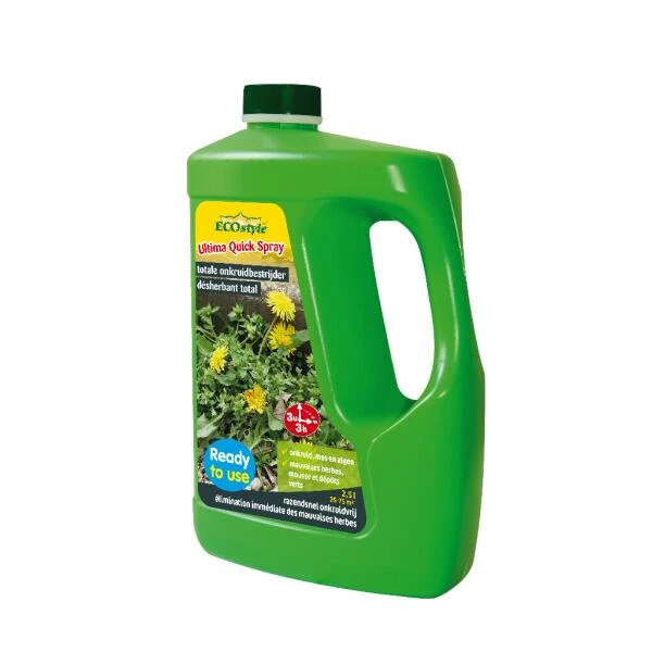 Ecostyle Ultima Quick Spray Totale Onkruidbestrijder - 2,5 L 3 Ecostyle Ultima Quick Spray Totale Onkruidbestrijder - 2,5 L