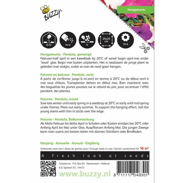 Hangpetunia - Petunia Pendula 4 Hangpetunia - Petunia Pendula - Afbeelding 2